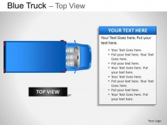 Convention Blue Truck Top View PowerPoint Slides And Ppt Diagram Templates Convention Blue Truck Top View PowerPoint Slides And Ppt Diagram Templates