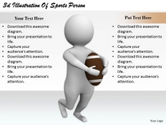 Corporate Business Strategy 3d Illustration Of Sports Person Characters Corporate Business Strategy 3d Illustration Of Sports Person Characters