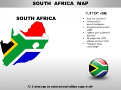Country PowerPoint Maps South Africa