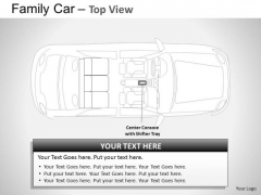 Crash Blue Family Car Top View PowerPoint Slides And Ppt Diagram Templates