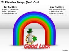 Creative Marketing Concepts 3d Rainbow Brings Good Luck Character Creative Marketing Concepts 3d Rainbow Brings Good Luck Character