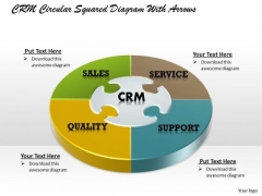 Crm Circular Squared PowerPoint Presentation Template Crm Circular Squared PowerPoint Presentation Template