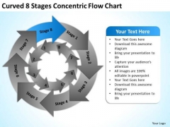 Curved 8 Stages Concentric Flow Chart Ppt Business Plan PowerPoint Template Curved 8 Stages Concentric Flow Chart Ppt Business Plan PowerPoint Template