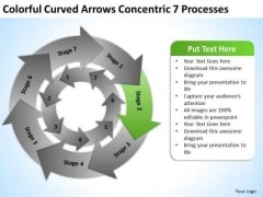Curved Arrows Concentric 7 Processess Ppt Business Plan PowerPoint Templates Curved Arrows Concentric 7 Processess Ppt Business Plan PowerPoint Templates