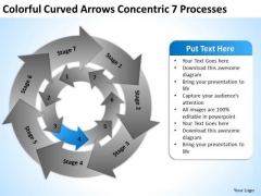 Curved Arrows Concentric 7 Processess Ppt Business Plan Template Download PowerPoint Templates Curved Arrows Concentric 7 Processess Ppt Business Plan Template Download PowerPoint Templates