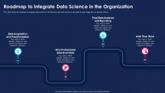 Data Analytics IT Roadmap To Integrate Data Science In The Organization Microsoft PDF