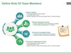 Define Role Of Team Members Ppt PowerPoint Presentation Infographic Template Tips
