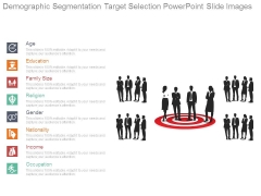 Demographic Segmentation Target Selection Powerpoint Slide Images Demographic Segmentation Target Selection Powerpoint Slide Images