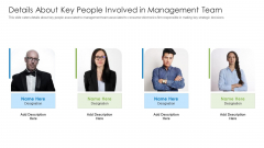 Details About Key People Involved In Management Team Clipart PDF