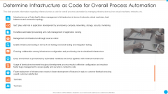 Determine Infrastructure As Code For Overall Process Automation IT Infrastructure By Executing Devops Approach Professional PDF Determine Infrastructure As Code For Overall Process Automation IT Infrastructure By Executing Devops Approach Professional PDF