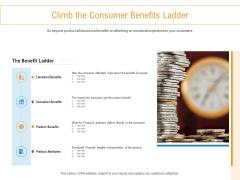 Developing New Trade Name Idea Climb The Consumer Benefits Ladder Ppt Styles Background Designs PDF Developing New Trade Name Idea Climb The Consumer Benefits Ladder Ppt Styles Background Designs PDF