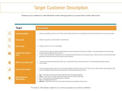 Developing New Trade Name Idea Target Customer Description Ppt Inspiration Guidelines PDF