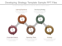 Developing Strategy Template Sample Ppt Files