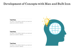 Development Of Concepts With Man And Bulb Icon Ppt PowerPoint Presentation File Styles PDF Development Of Concepts With Man And Bulb Icon Ppt PowerPoint Presentation File Styles PDF