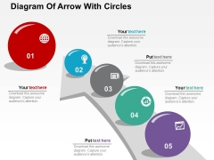 Diagram Of Arrow With Circles Powerpoint Templates Diagram Of Arrow With Circles Powerpoint Templates