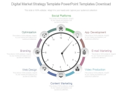 Digital Market Strategy Template Powerpoint Templates Download