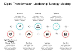 Digital Transformation Leadership Strategy Meeting Ppt PowerPoint Presentation Inspiration Ideas Cpb