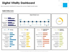 Digital Transformation Strategy Roadmap Digital Vitality Dashboard Ppt PowerPoint Presentation Icon Background Images PDF