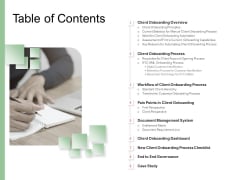 Digitization Of Client Onboarding Table Of Contents Ppt File Template PDF Digitization Of Client Onboarding Table Of Contents Ppt File Template PDF