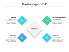 Disadvantages VOIP Ppt PowerPoint Presentation Infographics Graphics Download Cpb