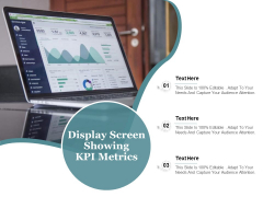 Display Screen Showing KPI Metrics Ppt PowerPoint Presentation Professional Slideshow PDF Display Screen Showing KPI Metrics Ppt PowerPoint Presentation Professional Slideshow PDF