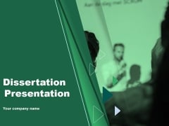 Dissertation Presentation Ppt PowerPoint Presentation Complete Deck With Slides