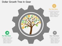 Dollar Growth Tree In Gear Powerpoint Templates Dollar Growth Tree In Gear Powerpoint Templates