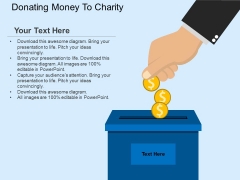 Donating Money To Charity Powerpoint Template Donating Money To Charity Powerpoint Template