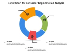 Donut Chart For Consumer Segmentation Analysis Ppt PowerPoint Presentation Gallery Gridlines PDF
