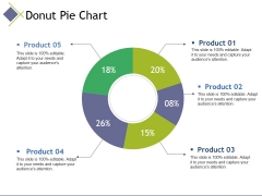 donut pie chart ppt powerpoint presentation file skills