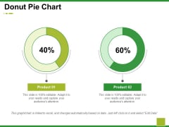 Donut Pie Chart Ppt PowerPoint Presentation Outline Skills