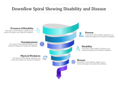 Downflow Spiral Showing Disability And Disease Ppt PowerPoint Presentation Gallery PDF Downflow Spiral Showing Disability And Disease Ppt PowerPoint Presentation Gallery PDF