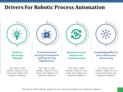 Drivers For Robotic Process Automation Ppt PowerPoint Presentation Icon Slides