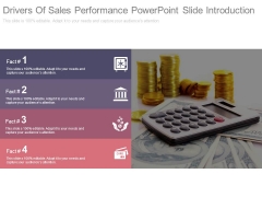 Drivers Of Sales Performance Powerpoint Slide Introduction Drivers Of Sales Performance Powerpoint Slide Introduction