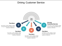 Driving Customer Service Ppt PowerPoint Presentation Model Structure Cpb