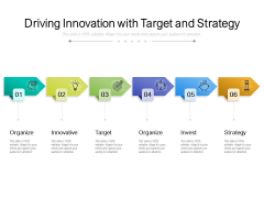 Driving Innovation With Target And Strategy Ppt PowerPoint Presentation Summary Graphic Images PDF