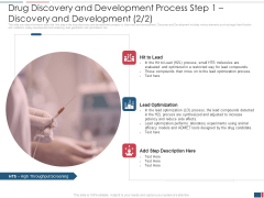 Drug Discovery And Development Process Step 1 Discovery And Development Lead Designs PDF
