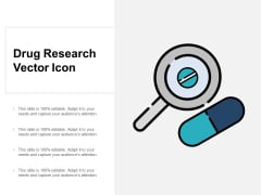 Drug Research Vector Icon Ppt PowerPoint Presentation Ideas Themes
