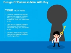Design Of Business Man With Key PowerPoint Templates Design Of Business Man With Key PowerPoint Templates