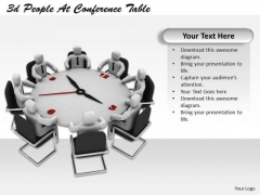 Develop Business Strategy 3d People Conference Table Basic Concepts Develop Business Strategy 3d People Conference Table Basic Concepts