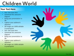 Diverse Colors Kids PowerPoint Ppt Templates Diverse Colors Kids PowerPoint Ppt Templates
