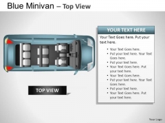 Dormobile Blue Minivan Top View PowerPoint Slides And Ppt Diagram Templates Dormobile Blue Minivan Top View PowerPoint Slides And Ppt Diagram Templates