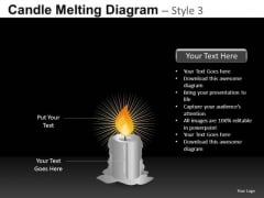 Download Burning Candle PowerPoint Templates Download Burning Candle PowerPoint Templates
