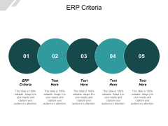 ERP Criteria Ppt PowerPoint Presentation Summary Tips Cpb