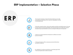 ERP Implementation Selection Phase Ppt PowerPoint Presentation File Themes