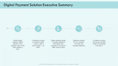 E Payment Transaction System Digital Payment Solution Executive Summary Ppt Gallery Example PDF E Payment Transaction System Digital Payment Solution Executive Summary Ppt Gallery Example PDF