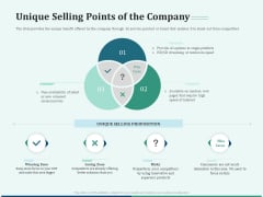 Early Stage Funding Unique Selling Points Of The Company Ppt Portfolio Graphics Download PDF Early Stage Funding Unique Selling Points Of The Company Ppt Portfolio Graphics Download PDF