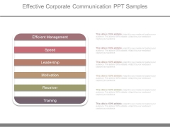 Effective Corporate Communication Ppt Samples