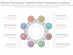 Effective Partnerships Powerpoint Slide Presentation Guidelines Effective Partnerships Powerpoint Slide Presentation Guidelines