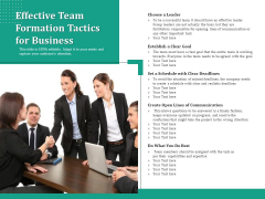 Effective Team Formation Tactics For Business Ppt PowerPoint Presentation Icon Images PDF Effective Team Formation Tactics For Business Ppt PowerPoint Presentation Icon Images PDF